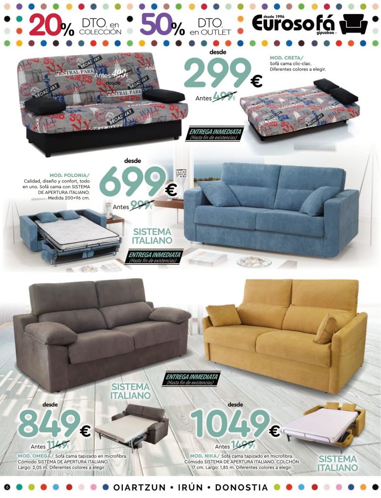 ofertas sofas cama baratos