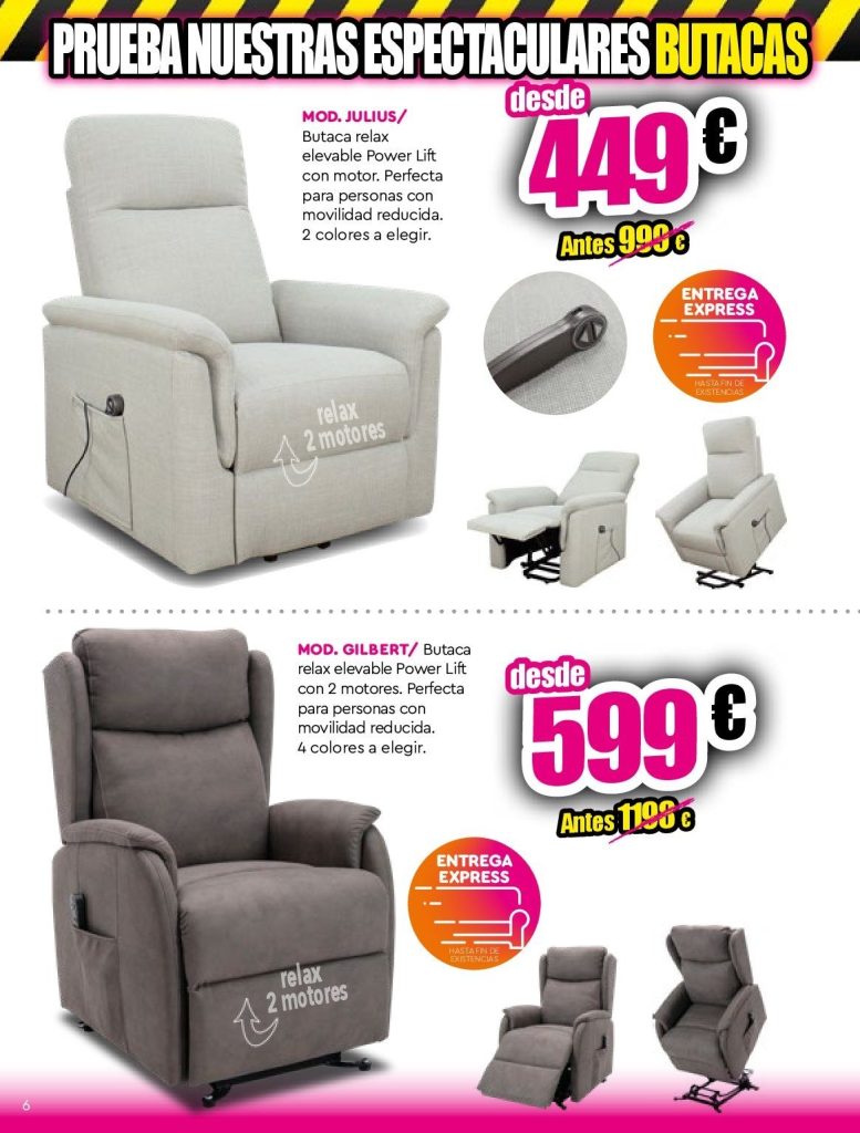 ofertas verano sofas butacas y colchones