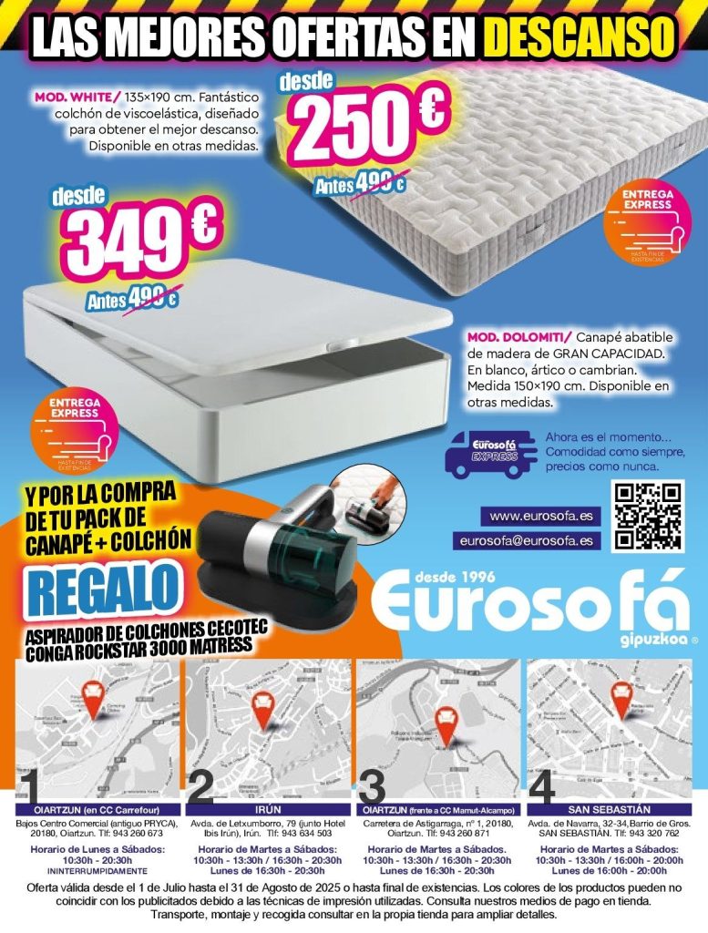 ofertas verano sofas butacas y colchones