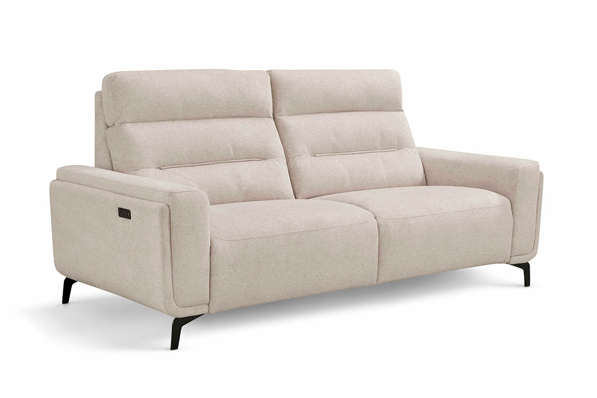 Sofá de tela moderno en un salón de estilo contemporáneo